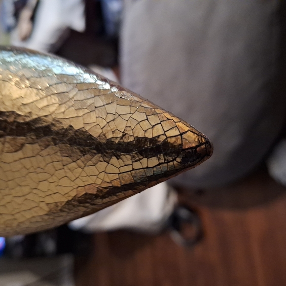 🔥Michael Kors Gold Heels. Runway Collection. Made In Italy! $2,000.00 Shoes!! - Picture 11 of 11